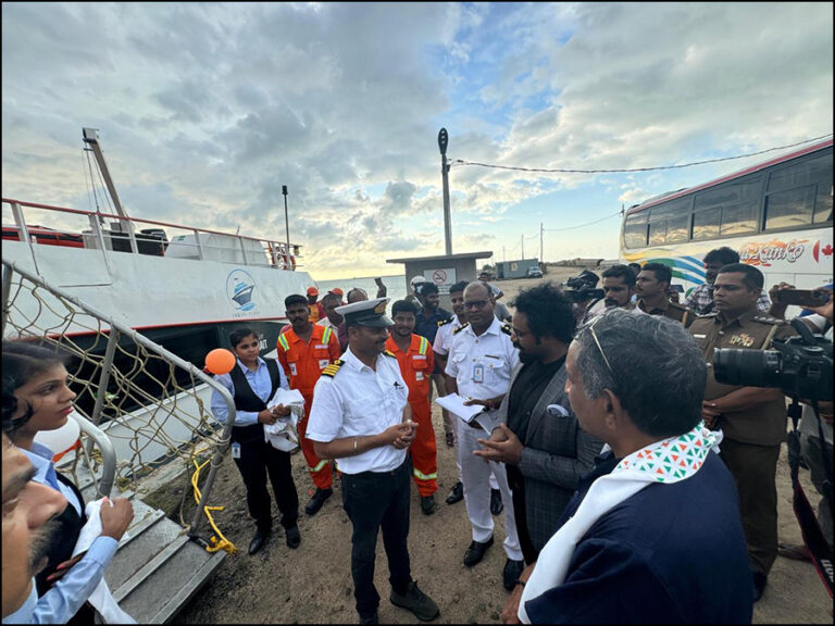 Nagapattinam Kks Ferry Service Resumes Sri Lanka Mirror Right To