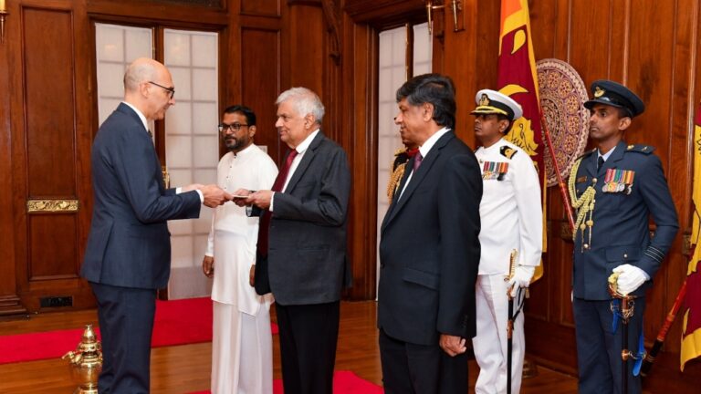 3 new diplomatic envoys present credentials to the President – Sri ...