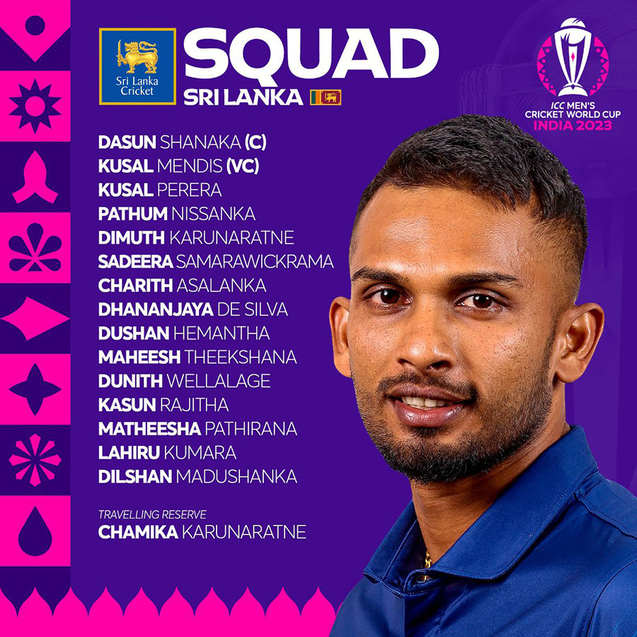 Sri Lanka Cricket 🇱🇰 on X: One change for 🇱🇰 Ashen Bandara comes IN  for injured Pathum Nissanka 🔃 #SLvIRE #RoaringForGlory #T20WorldCup   / X