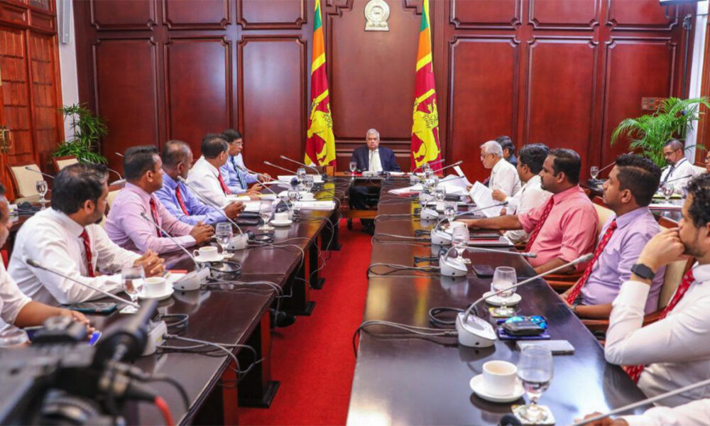 Gmoa Presents 8 Step Proposal To President Sri Lanka Mirror Right