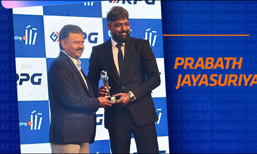 Prabath named CEAT Men’s Test Bowler of the Year