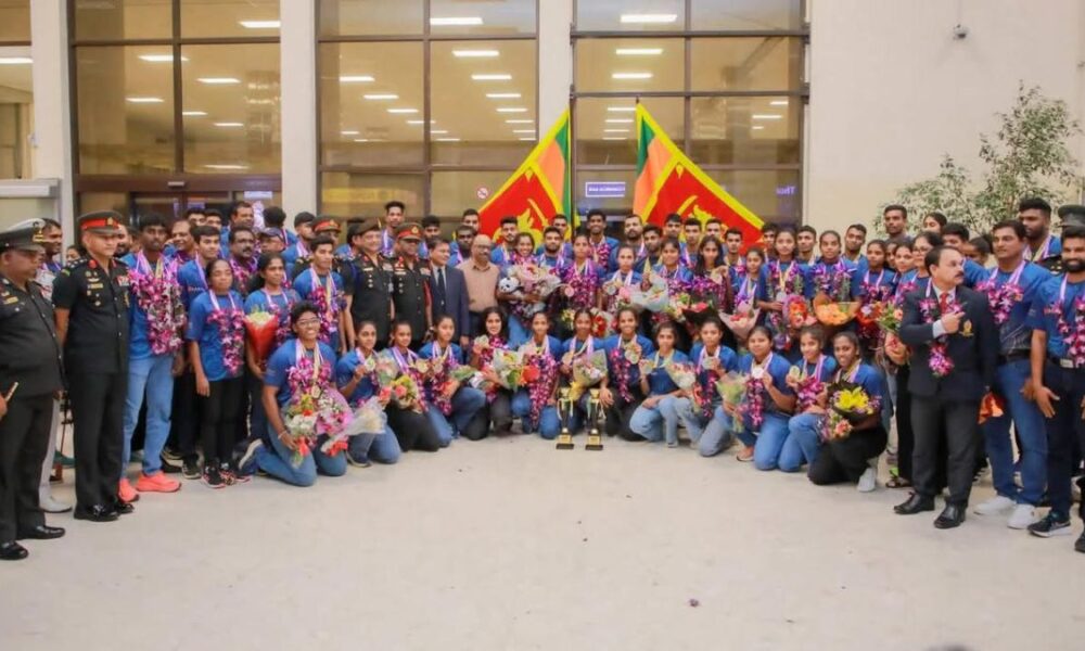 Sri Lankan team returns after shining at SASAC 2025