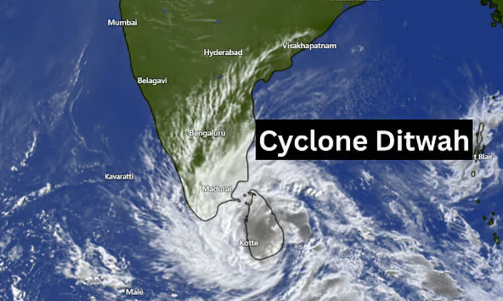 Red alert issued over Cyclonic storm Ditwah Red alert issued over Cyclonic storm Ditwah