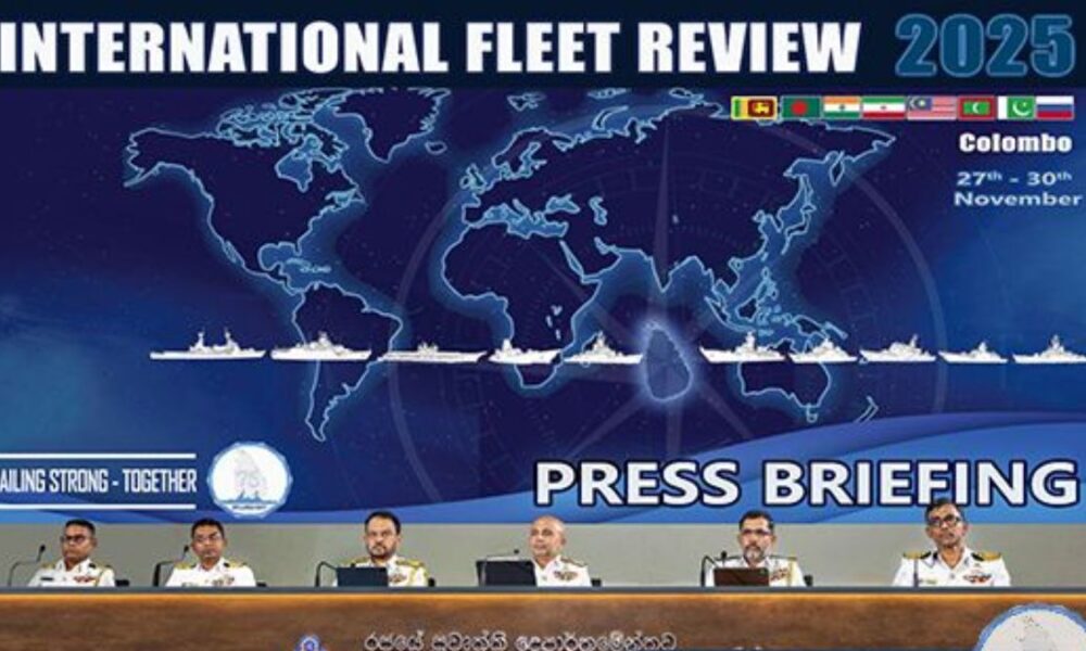 Warships from 7 nations to arrive in SL for IFR 2025 – Sri Lanka Mirror – Right to Know. Power to Change Warships from 7 nations to arrive in SL for IFR 2025 – Sri Lanka Mirror – Right to Know. Power to Change