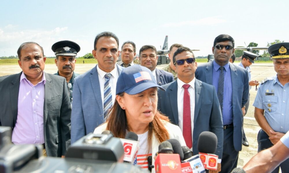 Sixty US Marine evacuation troops and two Hercules Aircraft arrive in Sri Lanka with relief supplies Sixty US Marine evacuation troops and two Hercules Aircraft arrive in Sri Lanka with relief supplies