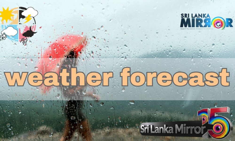 Rain forecast in several areas today