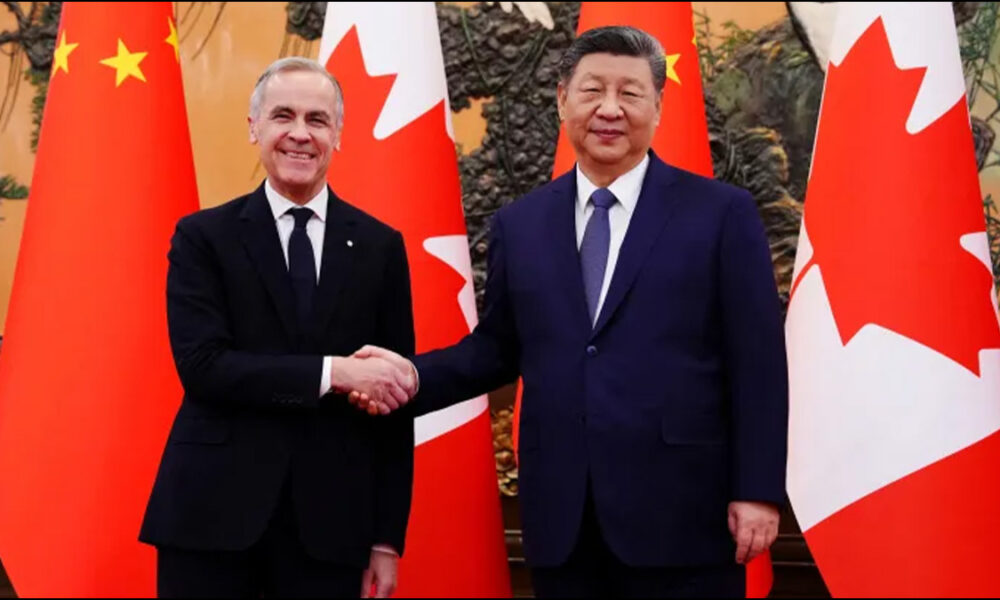 Chinese President Xi meets Canadian PM in Beijing