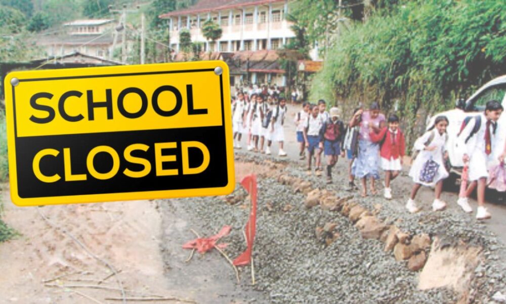 All schools in Badulla District to close early today – Sri Lanka Mirror – Right to Know. Power to Change
