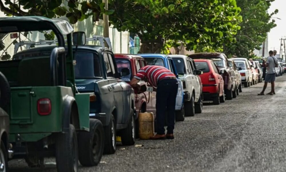 No fuel for those who jump the queue